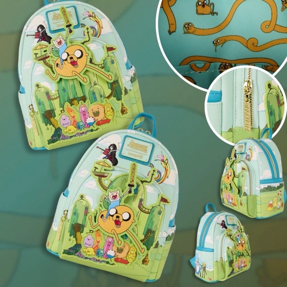 Loungefly Handbags - Loungefly Adventure Time Characters Exclusive Mini Backpack